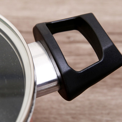 Nồi Easy Seoulcook 20 cm đáy từ (xám) chống dính vân đá cao cấp Hàn Quốc, dùng được tất cả các loại bếp / Induction