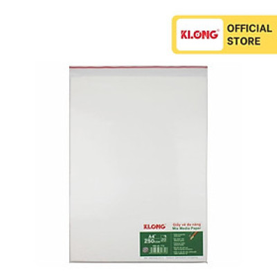 Giấy vẽ đa năng cao cấp KLONG A4+ 20 tờ 250GSM; MS: 774