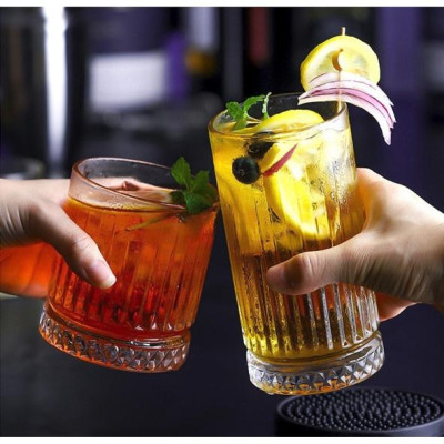 BỘ 6 LY THỦY TINH CHỊU NHIỆT CAO CẤP - BỘ 6 CỐC THỦY TINH 445ML