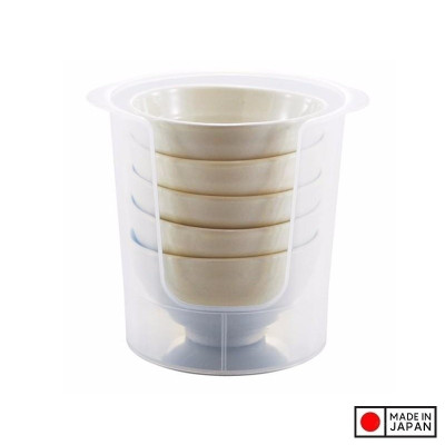 Khay đựng bát đĩa cất gọn Sanada được làm từ nhựa PP cao cấp, kết hợp hoạt chất CEM-Bio kháng khuẩn an toàn- nội địa Nhật Bản