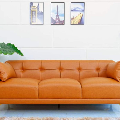 Băng ghế Bao Rạp 2023 Tundo màu cam và đôn góc 60 x 80 cm