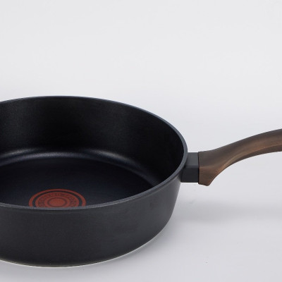 Chảo Chống Dính 5 Lớp Liền Khối Lorca TA 2034A Dùng Cho Mọi Loại Bếp, Cảm Biến Nhiệt, Sâu Lòng