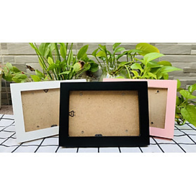 COMBO 2 KHUNG ẢNH GỖ THÔNG ĐỂ BÀN HOẶC TREO TƯỜNG CAO CẤP KAT156/KÍCH THƯỚC 10X15CM