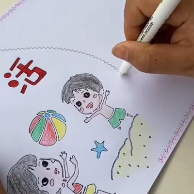 Bộ 6 Bút Đánh Dấu Ghi Chú Họa Tiết Bông Hoa - DM-7008-6