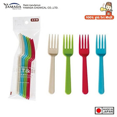 Set 08 nĩa nhựa G&B Yamada Brillia 142mm - Hàng Nội Địa Nhật Bản