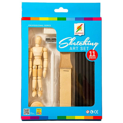 Bộ Chì Vẽ Phác Thảo - Colormate 112915 (11 Chi Tiết)