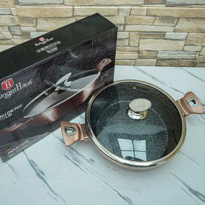 Nồi chảo có nắp 2 quai cầm Berlinger Haus BH/1519N 28cm Hàng chính hãng