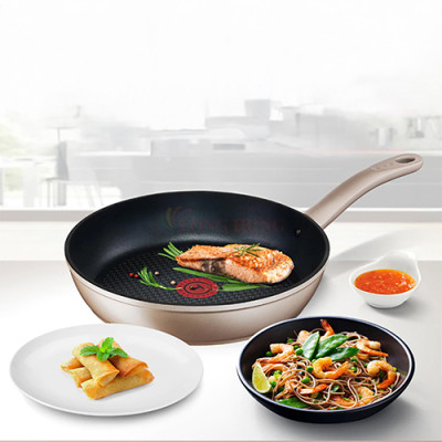 Chảo chiên chống dính đáy từ Tefal Sensations 24cm H9100414/26cm H9100514/28cm H9100614 - Hàng chính hãng