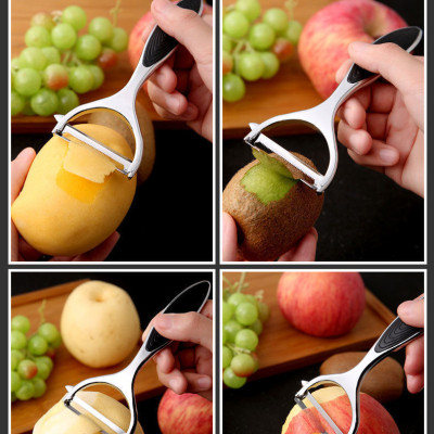 Dụng Cụ Nạo Gọt Củ Quả Đa Năng KUNBE Inox 304 Bền Đẹp