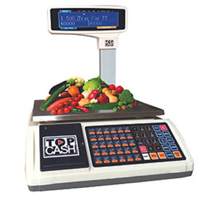 Cân tính tiền in hóa đơn TOPCASH AL-S35 dùng để tính tiền quầy hoa quả, trái cây, thịt cá, hải sản trong Shop, siêu thị mini, trung tâm bán hoa quả, quầy bán thực phẩm - Hàng chính hãng