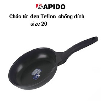 Chảo từ Rapido size 28 đáy chấm Teflon RP28-RDT chống dính, giữ nhiệt - Hàng chính hãng