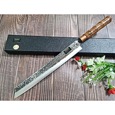 DAO BẾP NHÍP PHÚC SEN  SASHIMI MẶT HOA VĂN MÃ HB1 N4