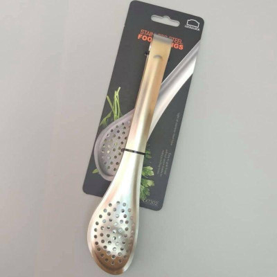 Dụng Cụ Kẹp Gắp Đồ Ăn Bằng Thép Không Gỉ Cao Cấp CKT302 (cam kết hàng chính hãng)