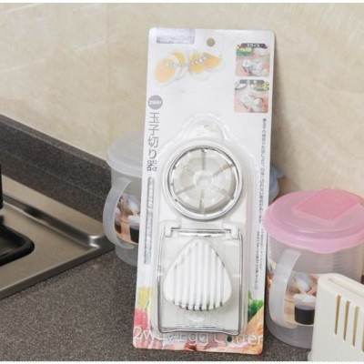 Combo 01 Muôi xới cơm chống dính tiện lợi Echo Metal + 01 Dụng cụ cắt  trứng lưỡi Inox cao cấp - Nội địa Nhật Bản