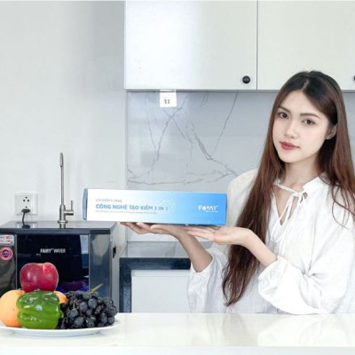 Lõi Lọc Tạo Kiềm Hydrogen Famy FI-MAX 3 IN 1 Hàng Chính Hãng - Lắp Cho Các Loại Máy Lọc Nước R.O