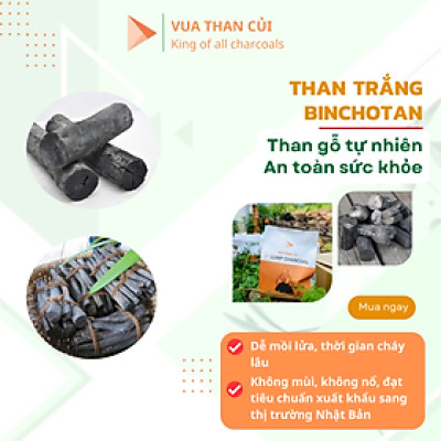 Than nướng không khói binchotan túi 1kg