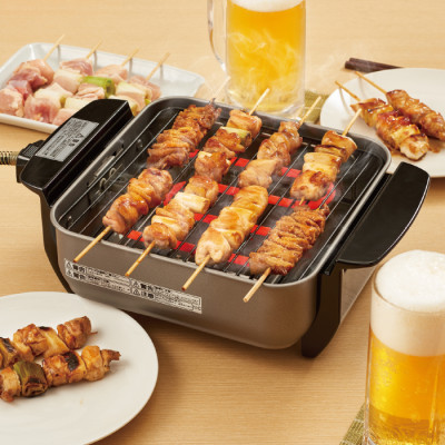 Bộ bếp nướng điện Petit Robata-Yaki 900W/100V - Hàng  nội địa Nhật Bản, nhập khẩu chính hãng (#Made in Japan)