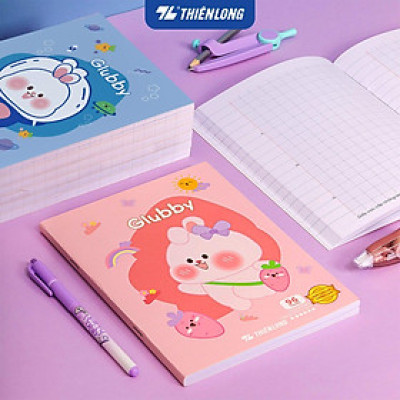 Combo 10 Tập học sinh 96 trang 5 ô ly vuông 2mm chấm kẻ 2/3 120gsm NB-122 Thiên Long - Mẫu ngẫu nhiên
