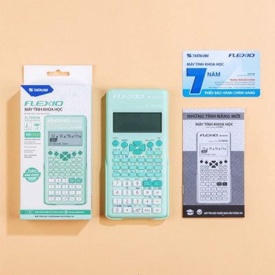 Máy Tính Khoa Học Flexio - Thiên Long Fx799VN - Màu Xanh Bạc Hà