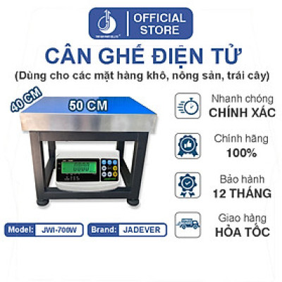 Cân Ghế Điện Tử JWI-700W - Mặt Bàn Cân 400x500MM