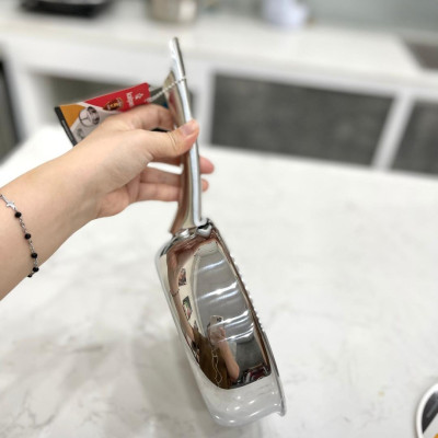 Chảo Inox 3 Lớp Liền Khối Không Chống Dính Kalpen Kazler 16cm - Hàng chính hãng