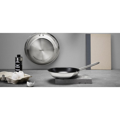 Chảo 24cm phủ Slip-Let, dòng thép không gỉ. Nhãn Eva Trio, Đan Mạch