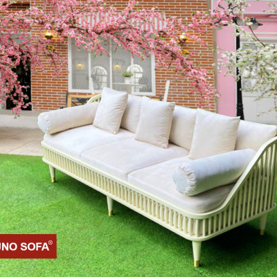 Sofa băng Bắc Âu Juno Sofa dài 2m tặng đủ gối
