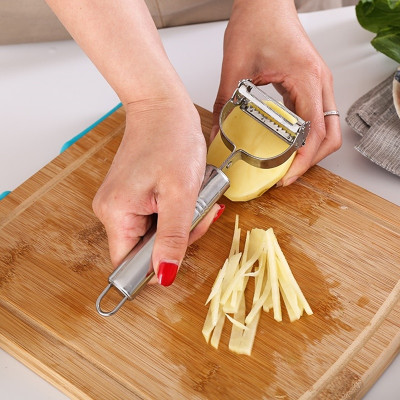 Combo Dụng cụ gọt nạo vỏ trái cây, củ quả inox