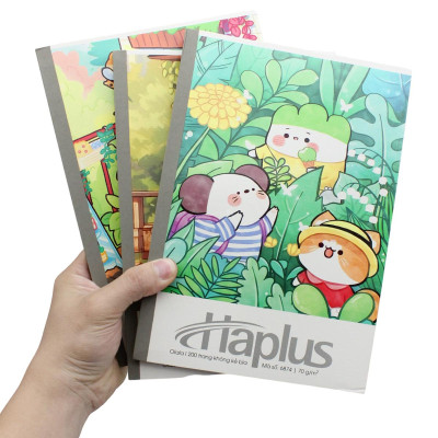 Tập Haplus Olala - Kẻ Ngang - 200 Trang 70gsm - Hải Tiến 6874 (Mẫu Bìa Giao Ngẫu Nhiên)