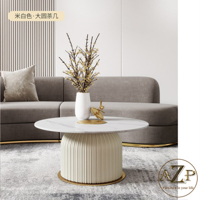 Bàn Sofa Mặt Đá Nhóm Cao Cấp Dòng Đương Đại AZP-966 Xu Hướng Mới Nhất 