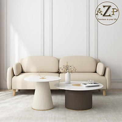 Bàn Sofa Mặt Đá Nhóm Cao Cấp Dòng Đương Đại AZP-966 Xu Hướng Mới Nhất 