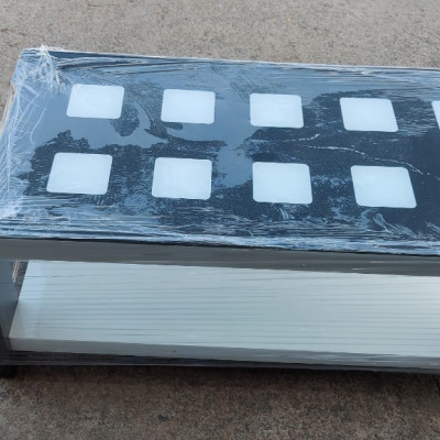 Bàn trà gỗ vuông mặt kính 50 x 100 x 45 cm