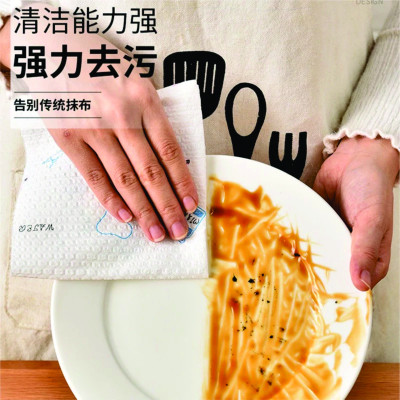 [2000 Tờ] Cuộn Khăn Giấy Vải Lau Đa Năng, Lau Bếp, Lau Chén Bát - Có Thể Tái Sử Dụng - Siêu Thấm Hút