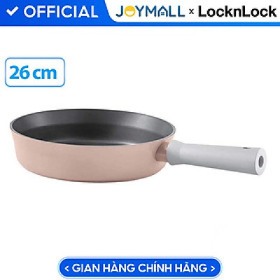 Chảo nhôm Lock&Lock chống dính Suit IH 26cm CSU1263PIK - Hàng chính hãng, dùng được bếp từ, tay cầm êm, dẫn nhiệt nhanh - JoyMall