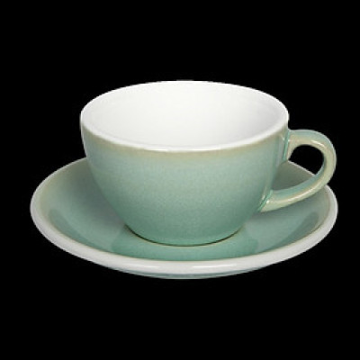 Ly Egg 200ml Cappuccino Cup & Saucer (POTTERS COLOURS) - Loveramics