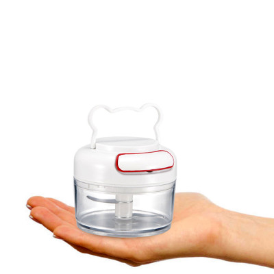 Dụng Cụ Xay Tỏi, Ớt , Thịt, Hành, Lạc, Gia vị, Thực Phẩm Đa Năng Mini Cầm Tay vô cùng tiện dụng - MH2011 - Giao màu ngẫu nhiên