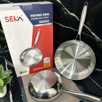 Chảo Chống Dính Tự Thân Seka Cạn Lòng SK630 - Chất Liệu Cao Cấp, Nấu Ăn Dễ Dàng