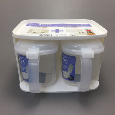 Hũ đựng gia vị kèm thìa đong có nặp đậy 720ml - Hàng nội địa Nhật