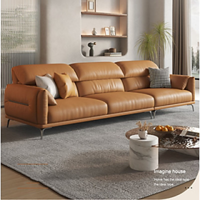 Sofa băng tay bọc da cao cấp Tundo HDCT-04