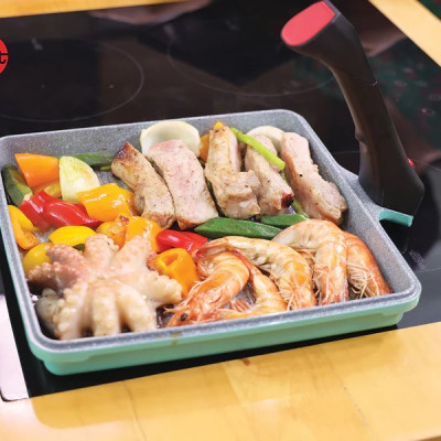 Chảo vuông E Window - Hàn Quốc (chưa bao gồm cán)