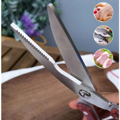 Kéo cắt gà xuất Nhật cán gỗ