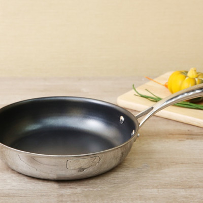 CHẢO CHIÊN, XÀO, RÁN INOX CAO CẤP 2 LỚP ĐÁY LIỀN ELMICH TRI-MAX - HÀNG CHÍNH HÃNG