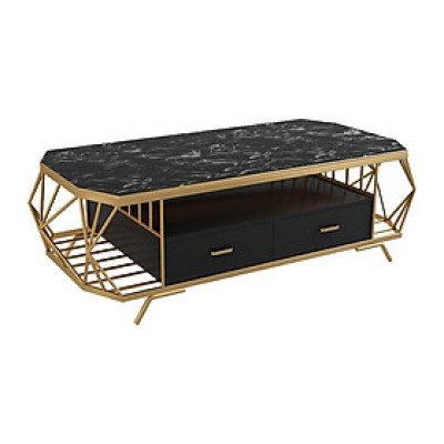 [Trả góp 0%] Bàn trà Camillo đen IBIE nhiều tùy chọn