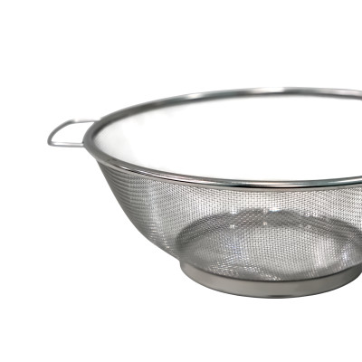 Rây Lọc Thép KACHELA Màu Bạc W24xD24xH8.5Cm |Index Living Mall| Nội Thất Thái Lan