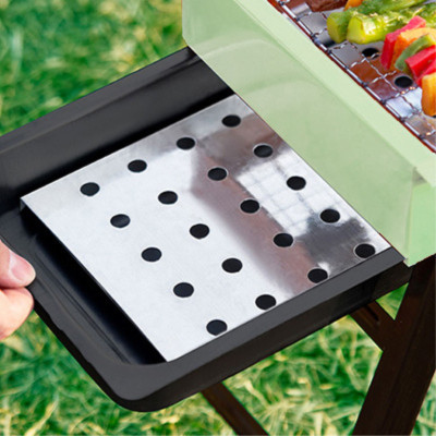 Bếp nướng ngoài trời tặng dụng cụ hỗ trợ, có thể gấp gọn và di động, tiện lợi, bếp kèm hộp