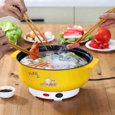 Nồi Lẩu Mini 26cm Bếp Ăn Lẩu Đa Năng Dành Cho Gia Đình Phù Hợp Với 2-3 Người - Hàng Nhập Khẩu