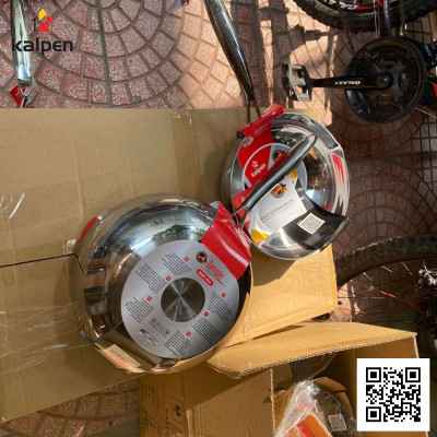 Chảo Inox 3 lớp đúc liền khối miệng rót Kalpen Zenger 20cm, bảo hành 5 năm