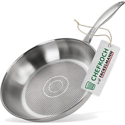 Chảo Inox FACKELMANN Chefkoch Munich Hàng chính hãng