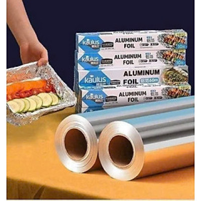 GIẤY BẠC NƯỚNG THỊT CUỘN 30cm x 100m - DÀY 15 MICRON - Hàng chính hãng