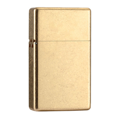 Vỏ Hột Quẹt Bật Lửa Xăng Đá Zorro Z538 Màu Vàng Nhám Đẹp Độc Lạ - Dùng Xăng Bấc Đá Cao Cấp